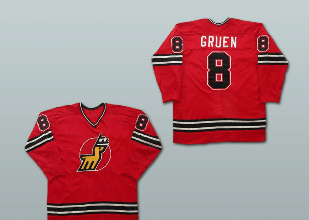 Custom Any Name Number Danny Gruen Michigan Stags Hockey Jersey Top Stitched S-6XL