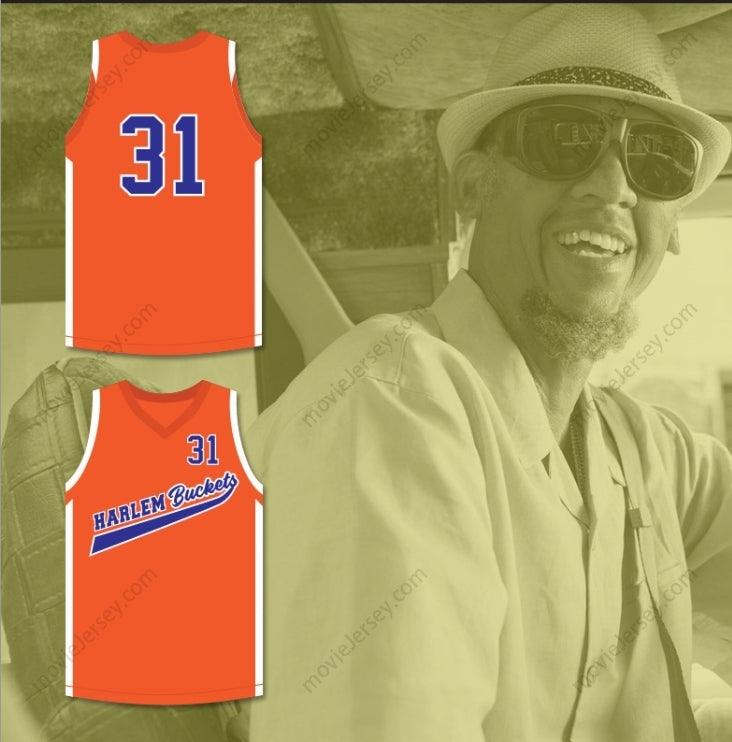 CUSTOM ANY Name Number REGGIE MILLER LIGHTS 31 HARLEM BUCKETS BASKETBALL JERSEY UNCLE DREW Top Stitched S-6XL