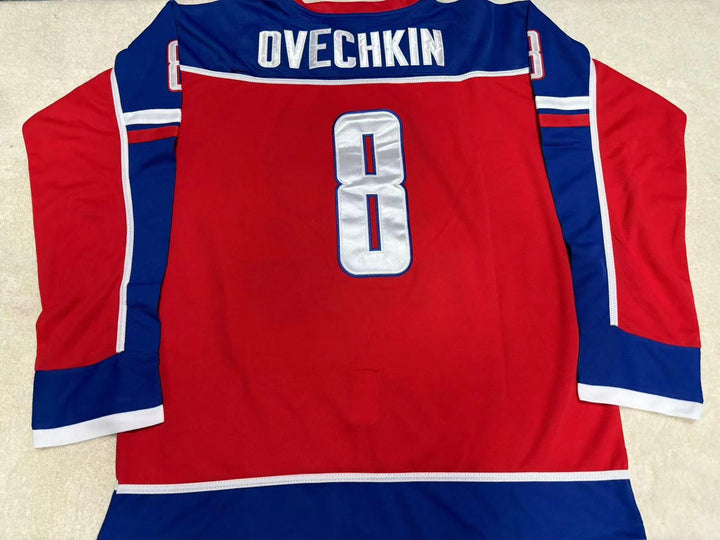 Custom Any Name Number ALEXANDER OVECHKIN 8 RUSSIA NATIONAL TEAM RED HOCKEY JERSEY Stitched Top Stitched S-6XL