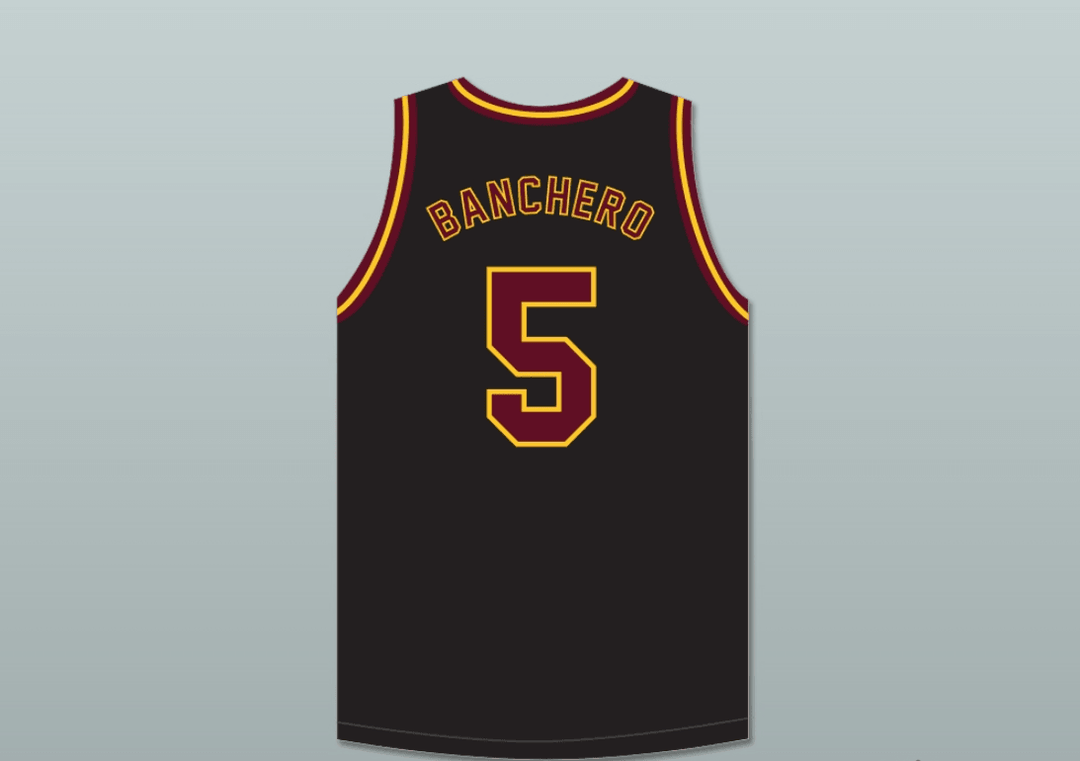 Custom Any Name Number Paolo Banchero 5 O'Dea High School Fighting Irish Black Basketball Jersey 2Top Stitched S-6XL