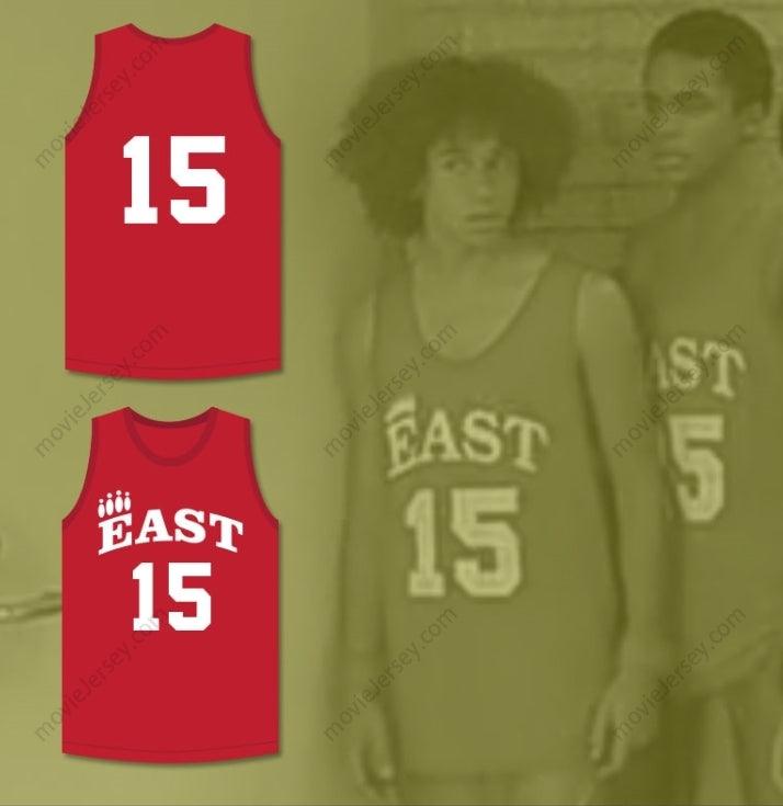 CUSTOM ANY Name Number CHAD DANFORTH 15 EAST HIGH SCHOOL WILDCATS RED PRACTICE BASKETBALL JERSEY Top Stitched S-6XL