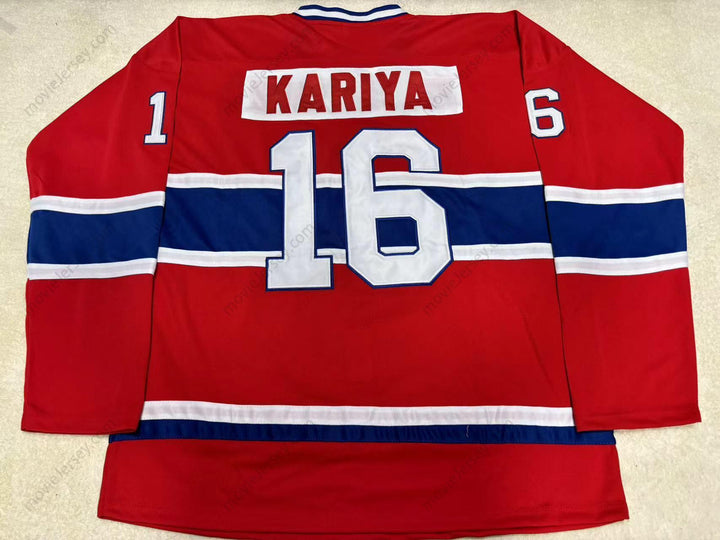 Custom Any Name Number PAUL KARIYA PENTICTON PANTHERS 16 HOCKEY JERSEY Top Stitched S-6XL
