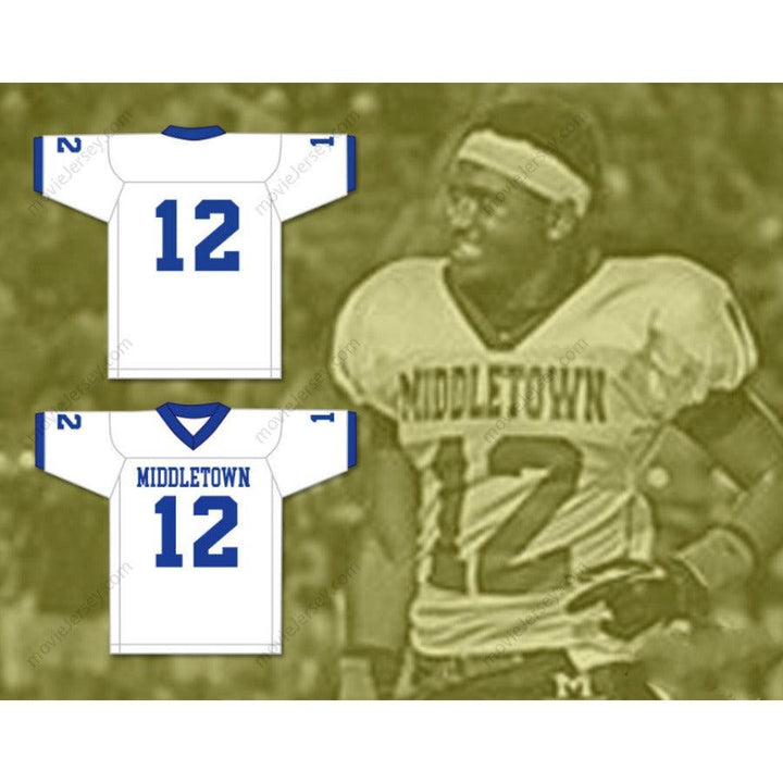 CUSTOM ANY Name Number CHRIS GODWIN 12 MIDDLETOWN HIGH SCHOOL CAVALIERS Football Jersey Top Stitched S-6XL