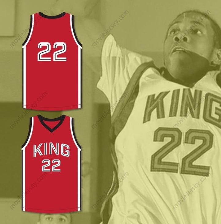 CUSTOM ANY Name Number KAWHI LEONARD 22 MARTIN LUTHER KING HIGH SCHOOL  RED BASKETBALL JERSEY 9 Top Stitched S-6XL