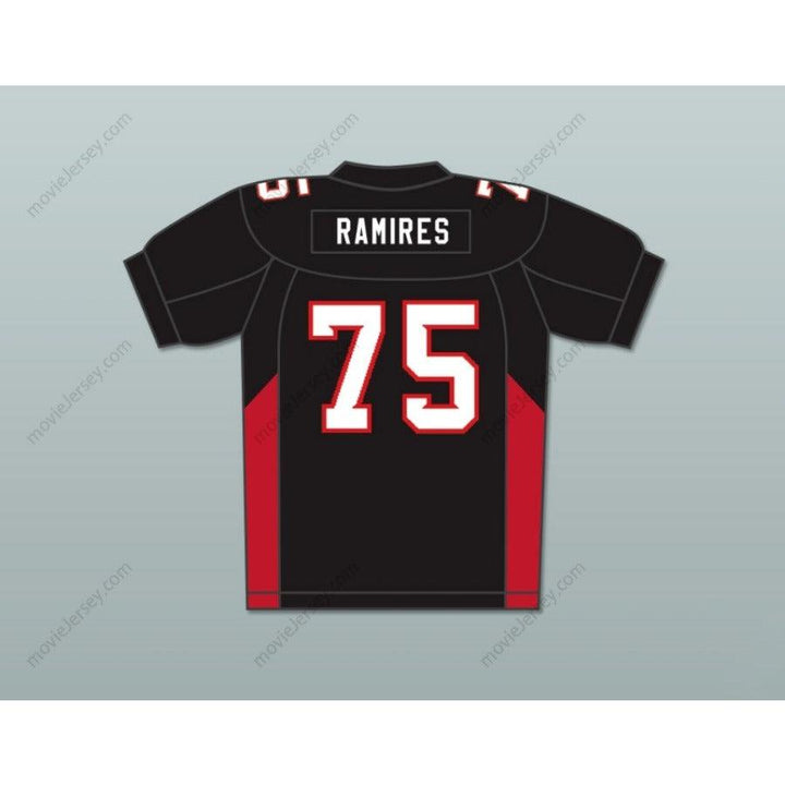 CUSTOM ANY Name Number 75 RAMIRES MEAN MACHINE CONVICTS FOOTBALL JERSEY INCLUDES PATCHES Top Stitched S-6XL