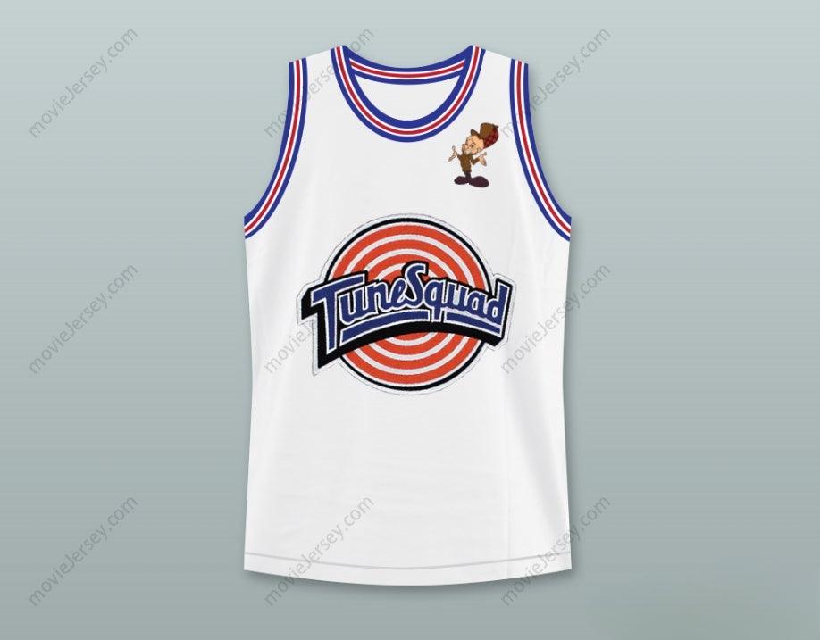 CUSTOM ANY Name Number SPACE JAM ELMER FUDD 53 TUNE SQUAD BASKETBALL JERSEY WITH ELMER FUDD PATCH Top Stitched S-6XL