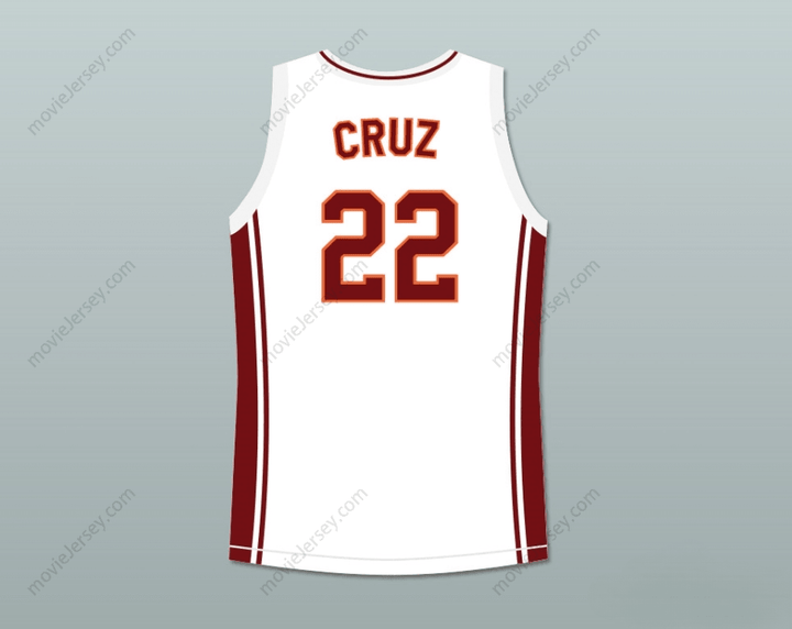 CUSTOM ANY Name Number RICK GONZALEZ TIMO CRUZ 22 RICHMOND OILERS AWAY BASKETBALL JERSEY COACH CARTER Top Stitched S-6XL