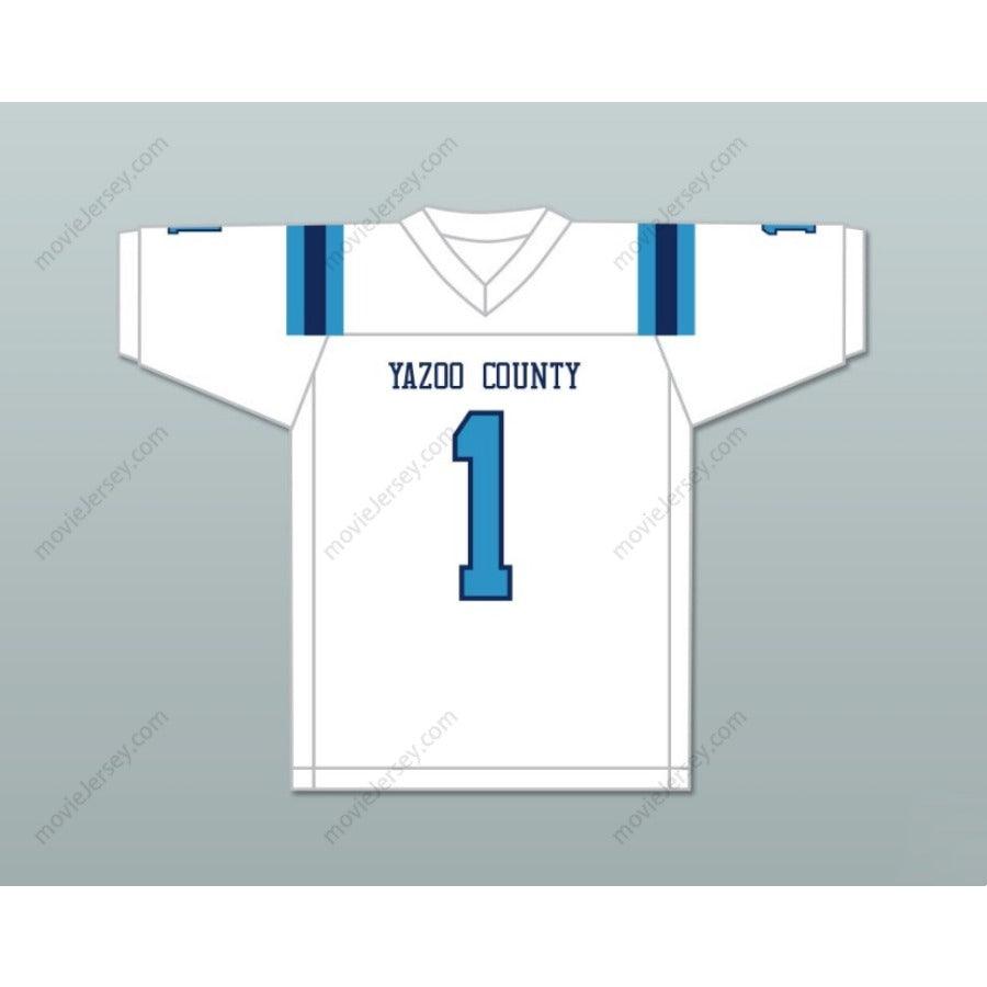 CUSTOM ANY Name Number KENNETH GAINWELL 1 YAZOO COUNTY HIGH SCHOOL PANTHERS FOOTBALL JERSEY Top Stitched S-6XL