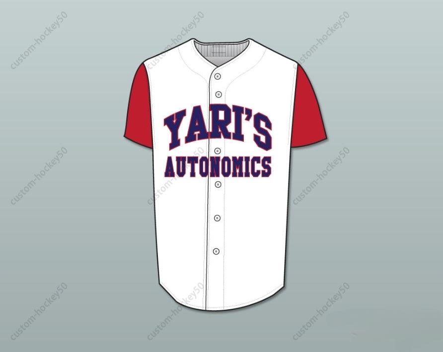 Custom Any Name Number JEFF GREENE 34 YARI'S AUTONOMICS BASEBALL JERSEY STITCH SEWN DELUXE EDITION Top Stitched S-6XL