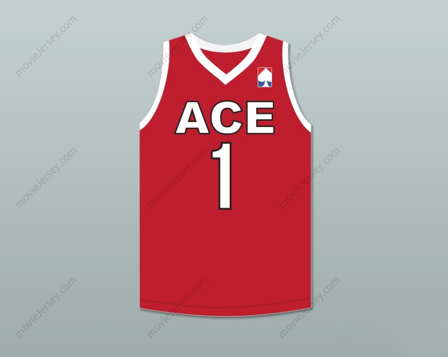 CUSTOM ANY Name Number MR. BEAST 1 ACE FAMILY CHARITY RED BASKETBALL JERSEY Top Stitched S-6XL