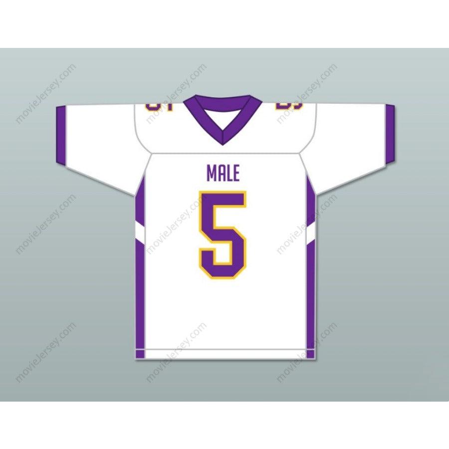 CUSTOM ANY Name Number NATE HOBBS 5 MALE HIGH SCHOOL BULLDOGS Football Jersey Top Stitched S-6XL