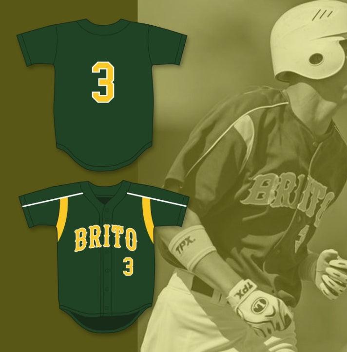 Custom Any Name Number MANNY MACHADO 3 BRITO  PRIVATE SCHOOL PANTHERS DARK GREEN BASEBALL JERSEY 1 Top Stitched S-6XL