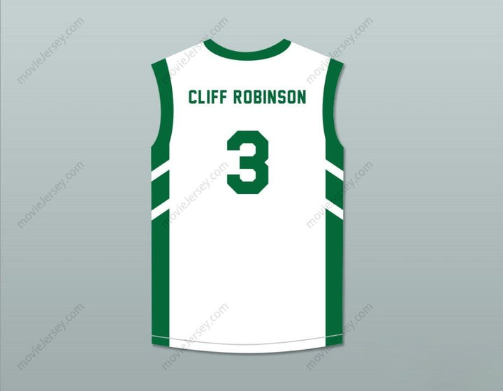 CUSTOM ANY Name Number CLIFF ROBINSON 3 WHITE BASKETBALL JERSEY DENNIS RODMAN'S BIG BANG IN PYONGYANG Top Stitched S-6XL