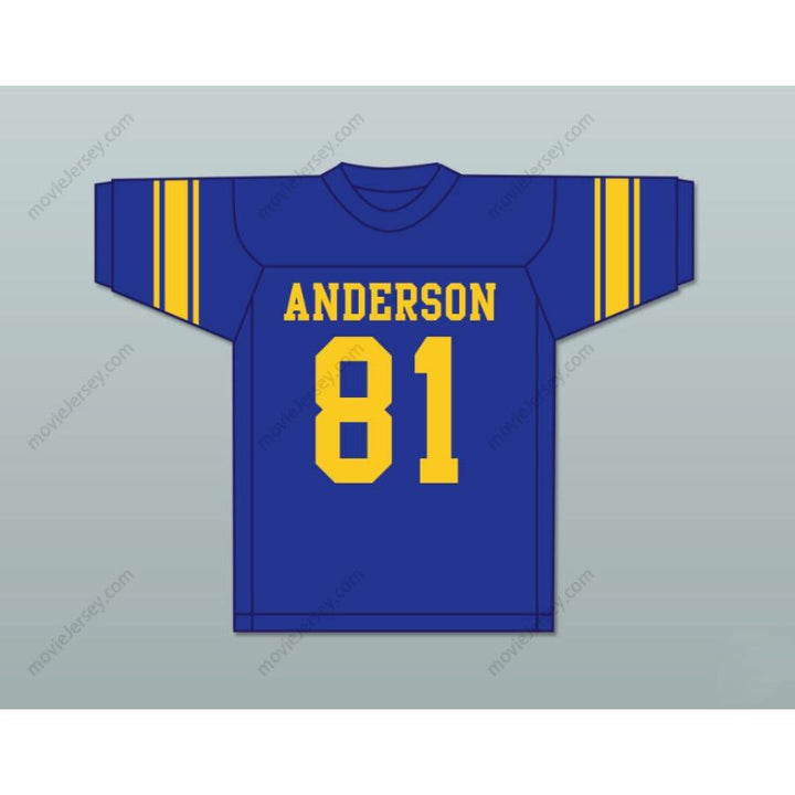 CUSTOM ANY Name Number DICK LANE 81 ANDERSON HIGH SCHOOL TROJANS WHITE FOOTBALL JERSEY Top Stitched S-6XL