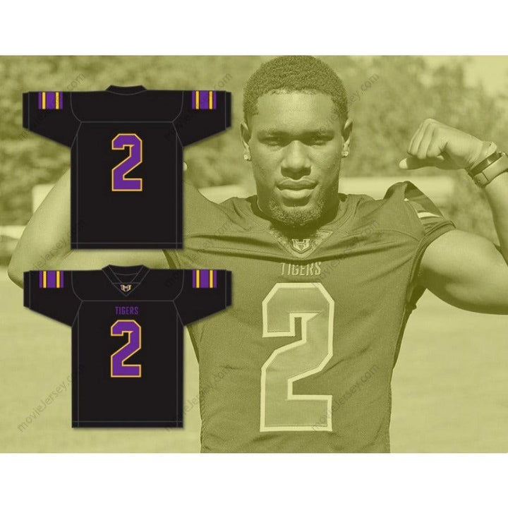 CUSTOM ANY Name Number SNOOP CONNER 2 HATTIESBURG HIGH SCHOOL TIGERS Football Jersey Top Stitched S-6XL