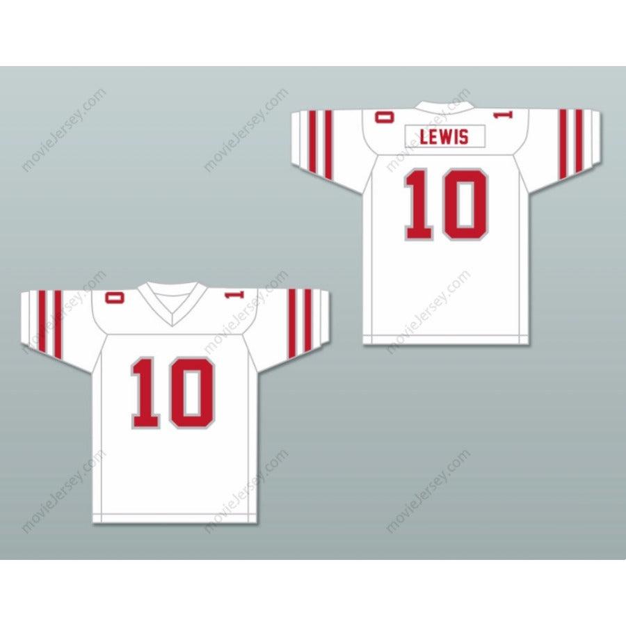 CUSTOM ANY Name Number 1985 USFL WALTER LEWIS 10 MEMPHIS SHOWBOATS ROAD Football Jersey Top Stitched S-6XL