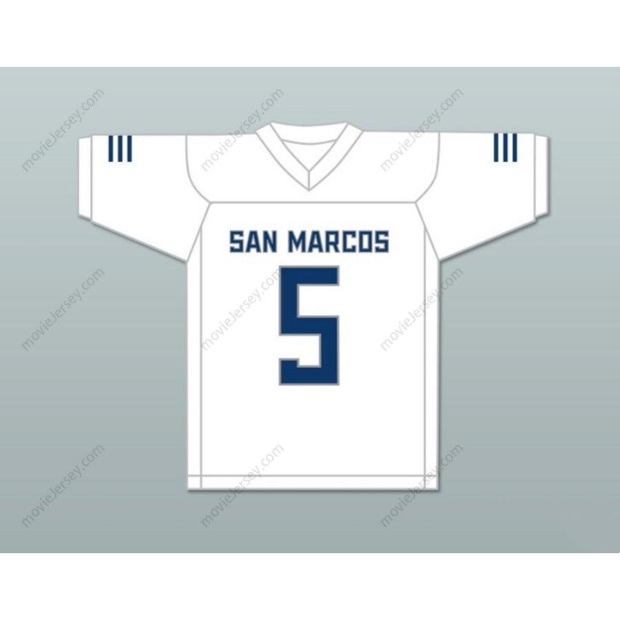 CUSTOM ANY Name Number TERRELL BURGESS 5 SAN MARCOS HIGH SCHOOL KNIGHTS Football Jersey Top Stitched S-6XL