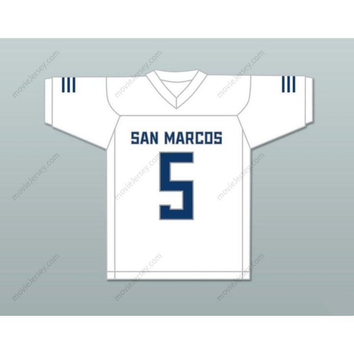 CUSTOM ANY Name Number TERRELL BURGESS 5 SAN MARCOS HIGH SCHOOL KNIGHTS Football Jersey Top Stitched S-6XL