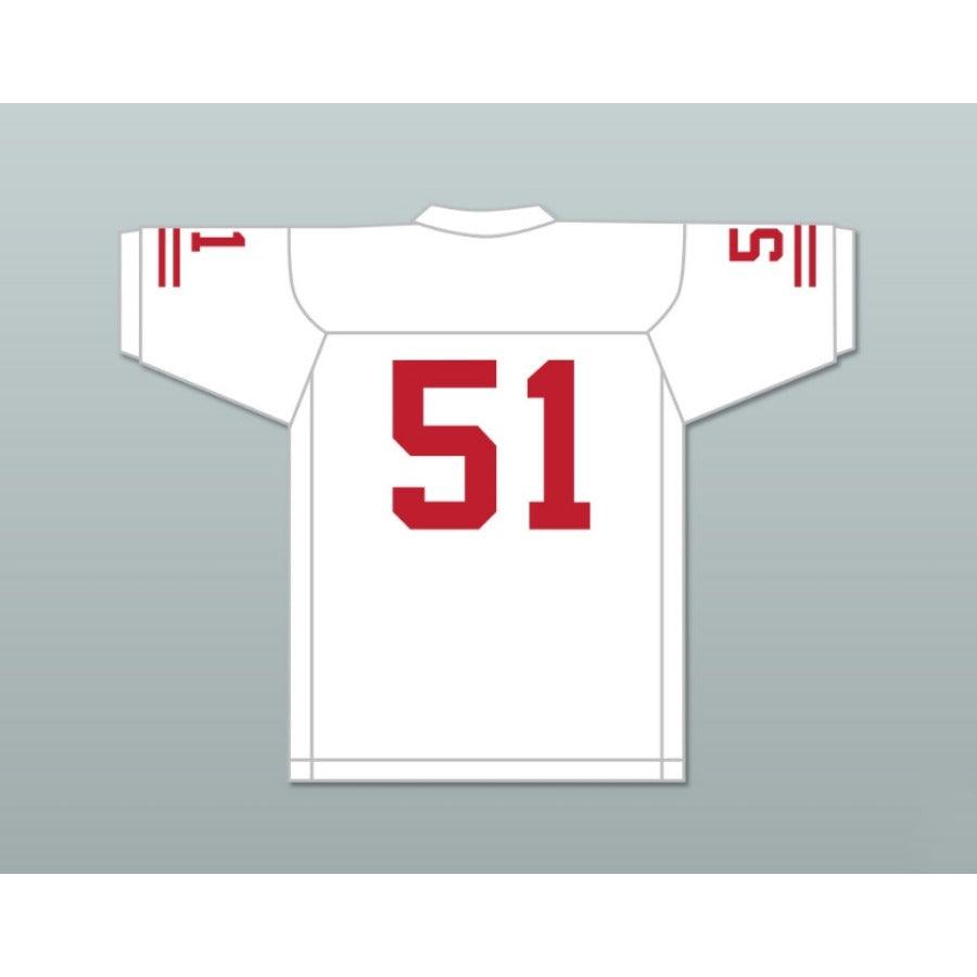 CUSTOM ANY Name Number JAMES DAVIS 51 EMCC LIONS FOOTBALL JERSEY INCLUDES PATCHES Top Stitched S-6XL