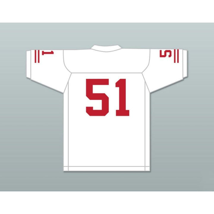CUSTOM ANY Name Number JAMES DAVIS 51 EMCC LIONS FOOTBALL JERSEY INCLUDES PATCHES Top Stitched S-6XL