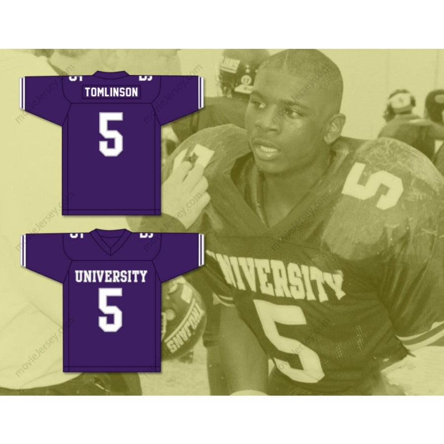 CUSTOM ANY Name Number LADAINIAN TOMLINSON 5 UNIVERSITY HIGH SCHOOL TROJANS Football Jersey Top Stitched S-6XL