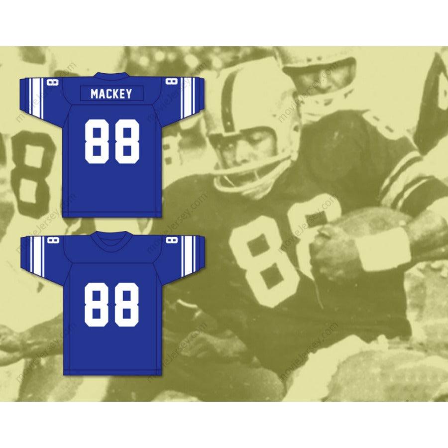 CUSTOM ANY Name Number JOHN MACKEY 88 HEMPSTEAD HIGH SCHOOL TIGERS Football Jersey Top Stitched S-6XL