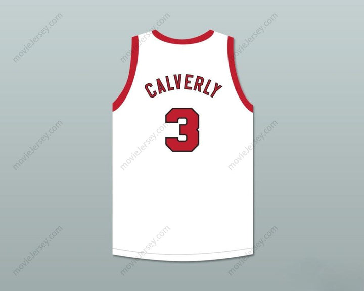 CUSTOM ANY Name Number ERNIE CALVERLEY 3 PROVIDENCE STEAMROLLERS WHITE BASKETBALL JERSEY WITH PATCH 2 Top Stitched S-6XL