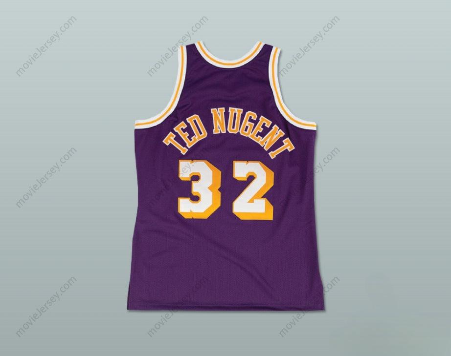 CUSTOM ANY Name Number FLETCH ALIAS SERIES TED NUGENT 32 BASKETBALL JERSEY Top Stitched S-6XL