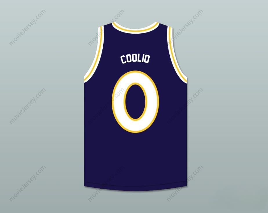 CUSTOM ANY Name Number COOLIO 0 MONSTARS DARK BLUE BASKETBALL JERSEY HIT EM HIGH Top Stitched S-6XL