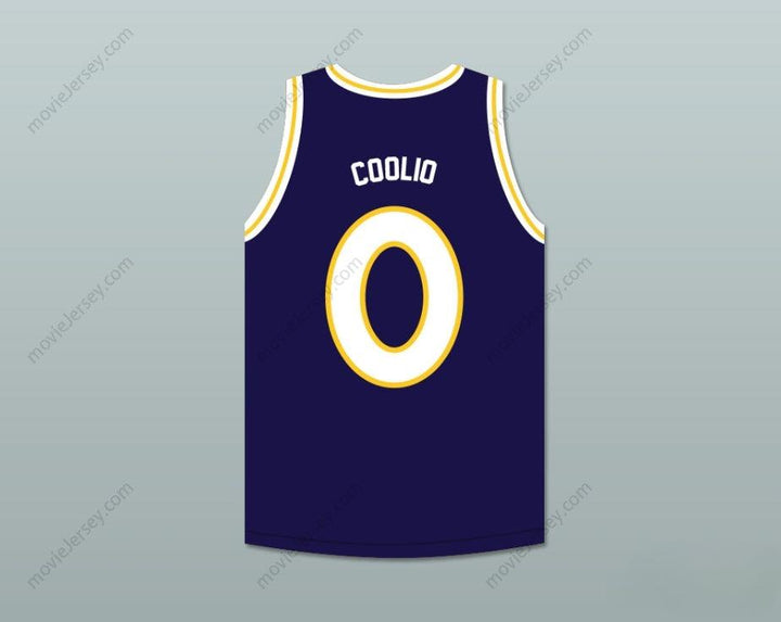 CUSTOM ANY Name Number COOLIO 0 MONSTARS DARK BLUE BASKETBALL JERSEY HIT EM HIGH Top Stitched S-6XL