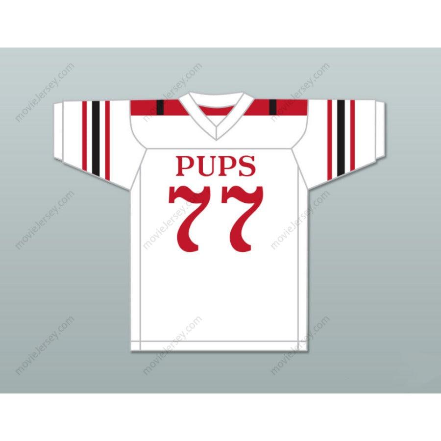 CUSTOM ANY Name Number MARION MOTLEY 77 CANTON MCKINLEY HIGH SCHOOL PUPS WHITE Football Jersey Top Stitched S-6XL