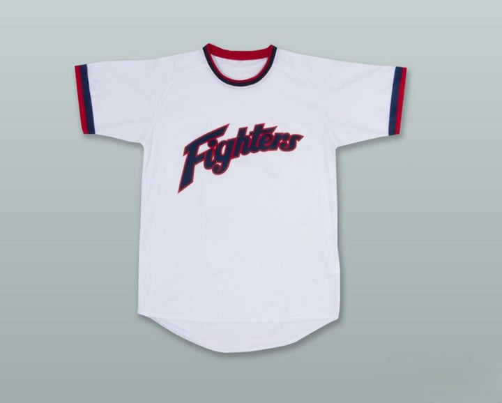 Custom Any Name Number HOKKAIDO NIPPON-HAM FIGHTERS WHITE PULLOVER BASEBALL JERSEY Top Stitched S-6XL