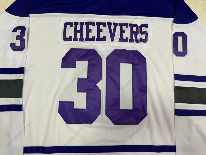 Custom Any Name Number WHA 1972-73 CLEVELAND CRUSADERS GERRY CHEEVERS 30 HOME HOCKEY JERSEY Stitched Top Stitched S-6XL