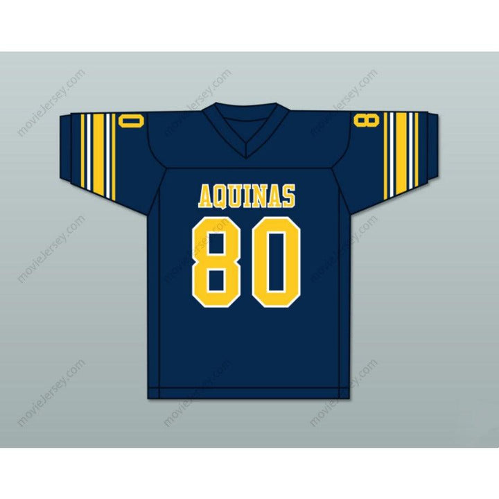 CUSTOM ANY Name Number MICHAEL IRVIN 80   AQUINAS HIGH SCHOOL RAIDERS Football Jersey Top Stitched S-6XL