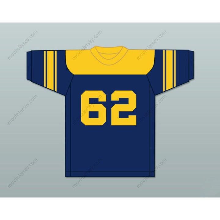 CUSTOM ANY Name Number DICK BUTKUS 62 CHICAGO VOCATIONAL HIGH SCHOOL NAVY BLUE FOOTBALL JERSEY Top Stitched S-6XL