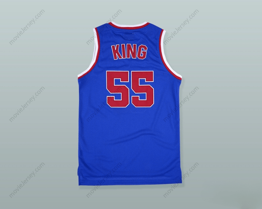 CUSTOM ANY Name Number BERNARD KING 55 FORT HIGH SCHOOL BASKETBALL JERSEY Top Stitched S-6XL