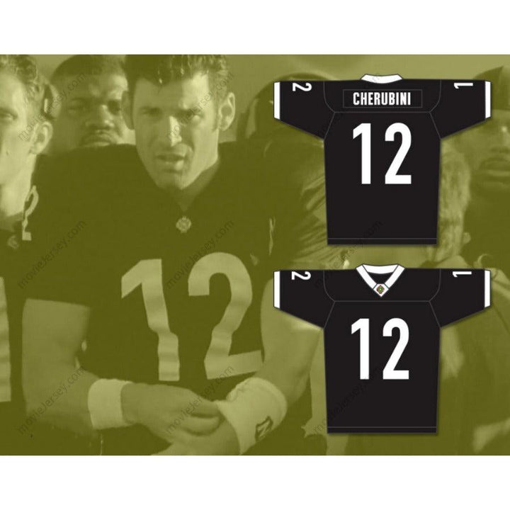 CUSTOM ANY Name Number TYLER CHERUBINI 12 MIAMI SHARKS WHITE TRIM FOOTBALL JERSEY ANY GIVEN SUNDAY Top Stitched S-6XL