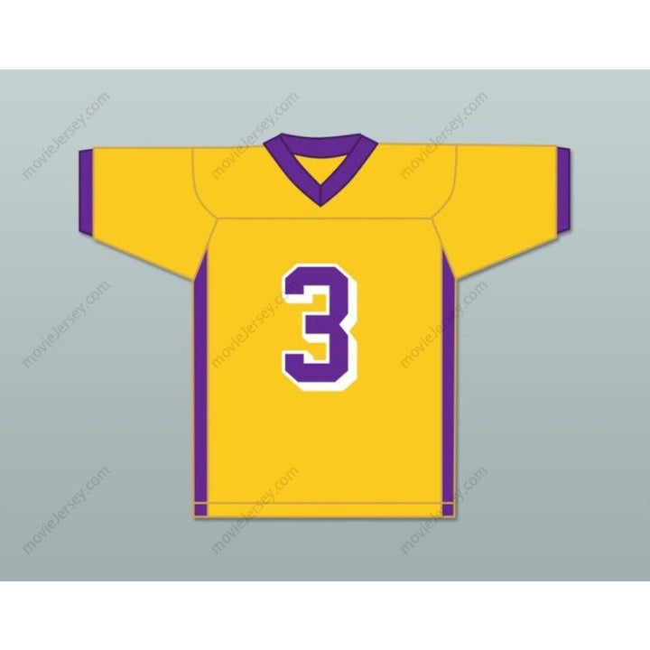 CUSTOM ANY Name YELLOW GOLD DEVONTA SMITH 3 AMITE HIGH MAGNET SCHOOL Football Jersey Top Stitched S-6XL