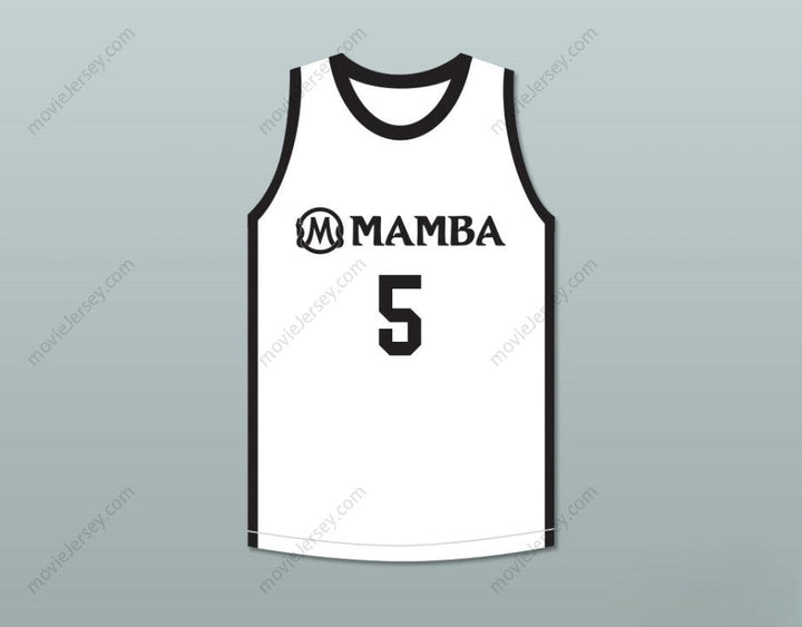 CUSTOM ANY Name Number ALYSSA ALTOBELLI 5 MAMBA BALLERS WHITE BASKETBALL JERSEY Top Stitched S-6XL