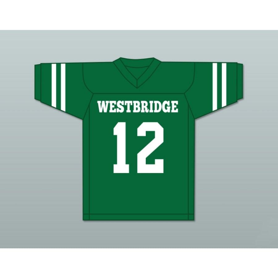CUSTOM ANY Name Number MILO VENTIMIGLIA LETTERMAN 12 WESTBRIDGE HIGH SCHOOL Football Jersey Top Stitched S-6XL