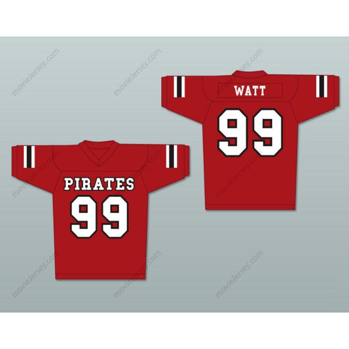 CUSTOM J.J. WATT 99 PEWAUKEE PIRATES HIGH SCHOOL FOOTBALL JERSEY Stitched S-6XL