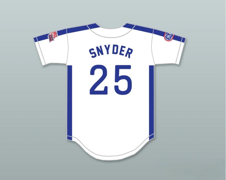 Custom Any Name Number CORY SNYDER 25 1984 USA TEAM WHITE BUTTON DOWN BASEBALL JERSEY Top Stitched S-6XL