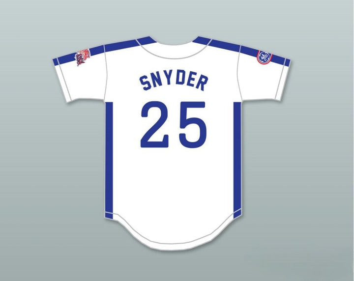 Custom Any Name Number CORY SNYDER 25 1984 USA TEAM WHITE BUTTON DOWN BASEBALL JERSEY Top Stitched S-6XL