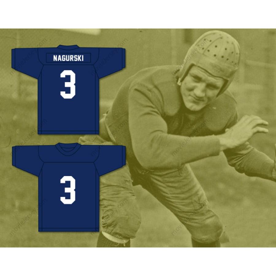 CUSTOM ANY Name Number BRONKO NAGURSKI 3 BEMIDJI HIGH SCHOOL LUMBERJACKS Football Jersey Top Stitched S-6XL