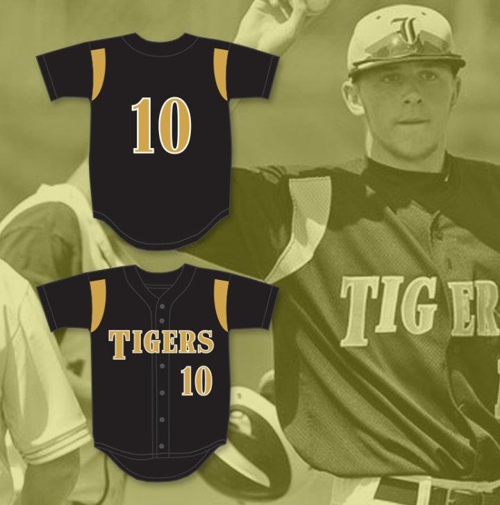 Custom Any Name Number TREVOR STORY 10  HIGH SCHOOL TIGERS BLACK BASEBALL JERSEY 1 Top Stitched S-6XL