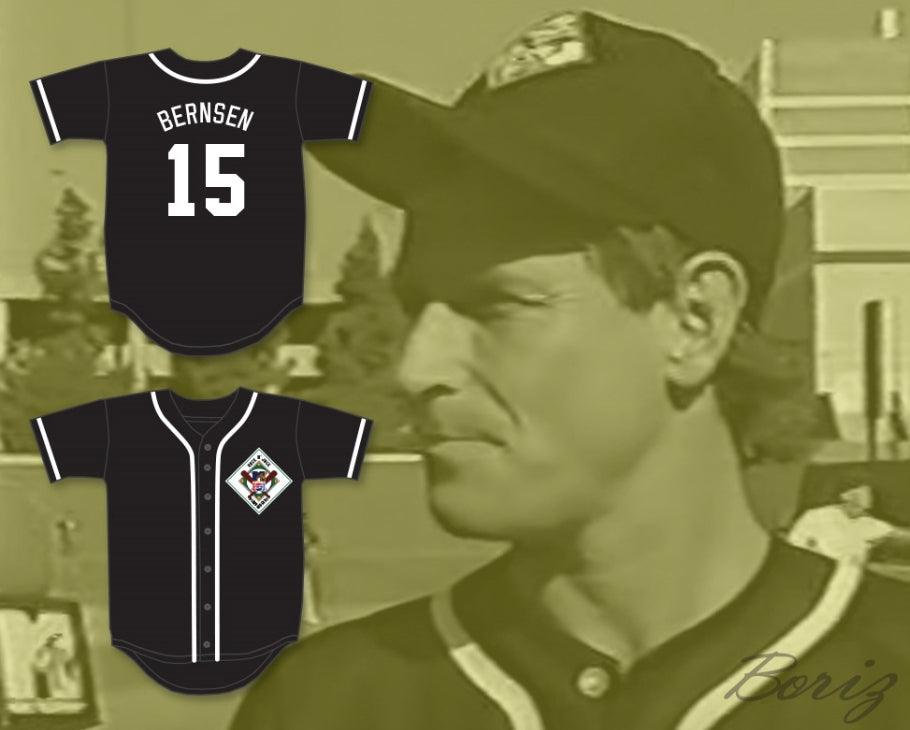 Custom Any Name Number CORBIN BERNSEN 15 AARDVARKS BASEBALL JERSEY 1ST ANNUAL ROCK N' JOCK DIAMOND DERBY Top Stitched S-6XL