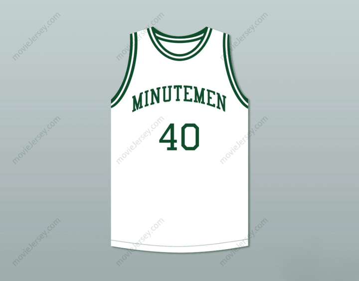 CUSTOM ANY Name Number SHAWN KEMP 40 CONCORD MINUTEMEN HIGH SCHOOL HOME BASKETBALL JERSEY Top Stitched S-6XL