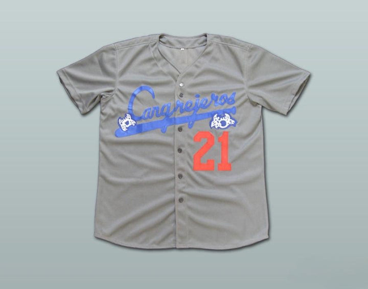 Custom Any Name Number ROBERTO CLEMENTE 21 SANTURCE CRABBERS PUERTO RICO BASEBALL JERSEY ALL SIZES Top Stitched S-6XL