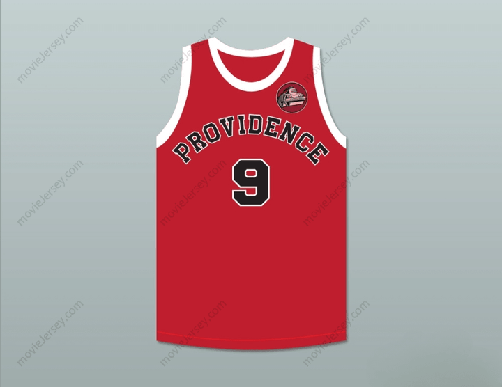 CUSTOM ANY Name Number BOB HUBBARD 9 PROVIDENCE STEAMROLLERS RED BASKETBALL JERSEY WITH PATCH Top Stitched S-6XL
