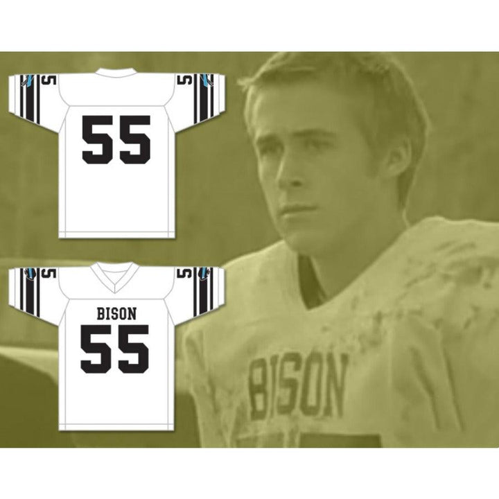 CUSTOM ANY Name Number ROY CHUTNEY 55 BLUE SPRINGS BISON HIGH SCHOOL Football Jersey Top Stitched S-6XL